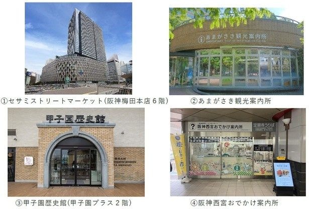 デジタルスタンプラリーの参加スポット