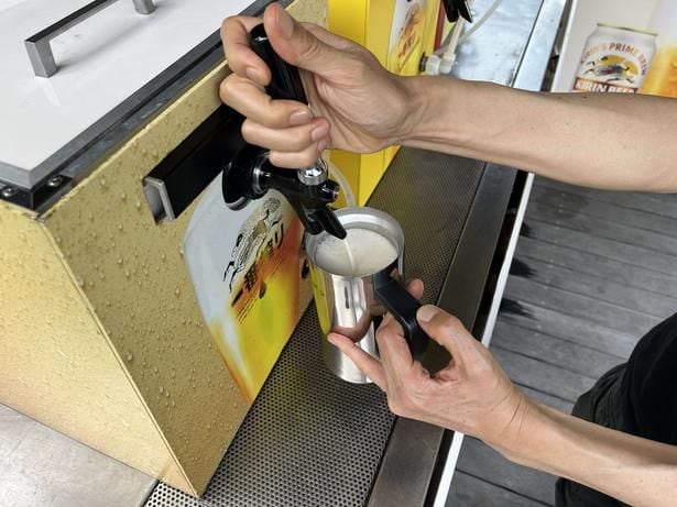 自分で注いだビールはいつもよりおいしく感じるかも？