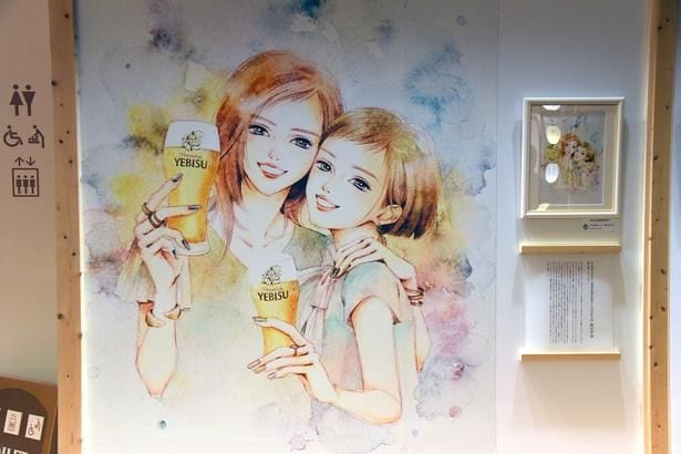 美人画の主人公たちの“その後”を描いた、描き下ろし作品も展示