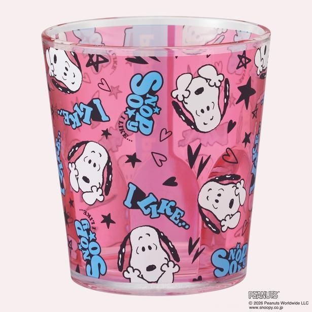「アクリルコップ ピンク」(858円)