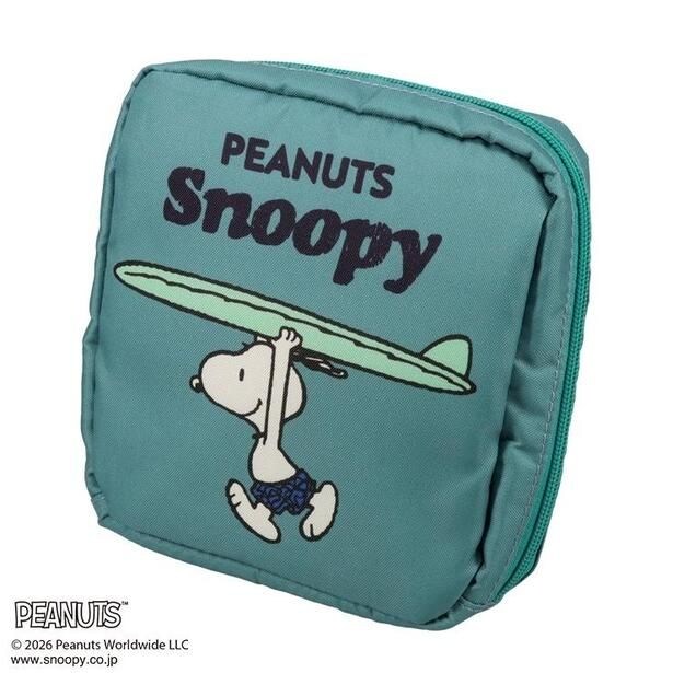 「マルチポーチ(PEANUTS/ブルー)」(1089円)