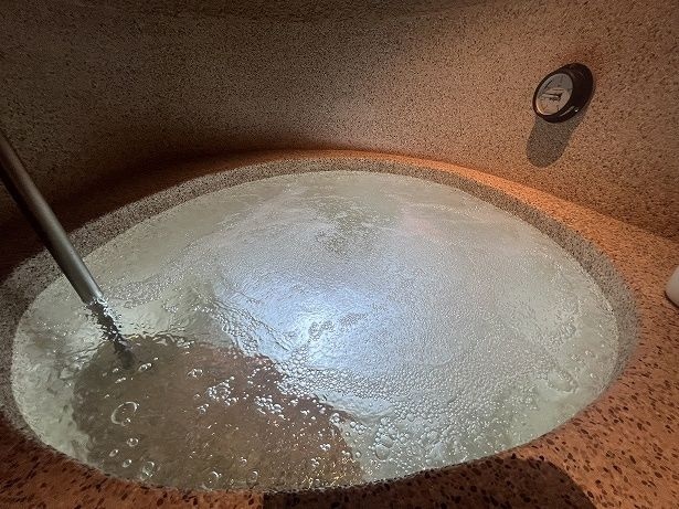 女性エリアにも美泡水風呂がある