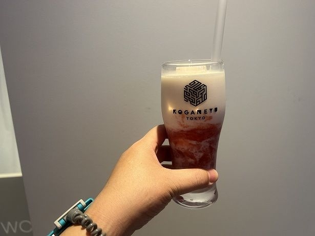 自家製いちごミルク