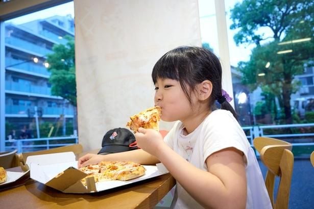 おいしいピザを堪能!