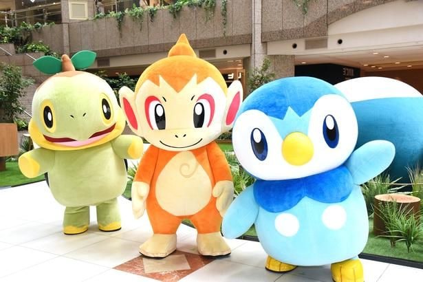 【写真を見る】メディア向け内覧会には、ヒコザル、ポッチャマ、ナエトルも参加