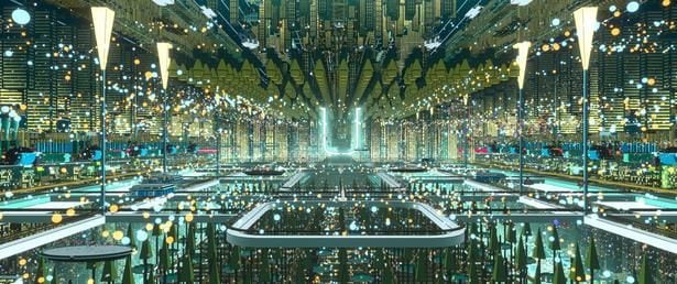 【画像】50億人が集う超巨大インターネット空間の仮想世界＜U＞を、MoN Takanawaの現実の空間で音楽ライブとして楽しめる