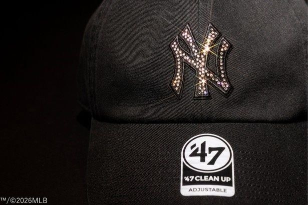 「’47」のMLB球団ロゴ×“ラインストーン”の新作キャップが登場！8月5日からは名古屋でPOP-UPも開催