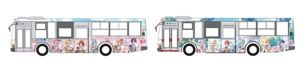 渋谷の街を駆け巡るすとぷりコラボラッピングバス