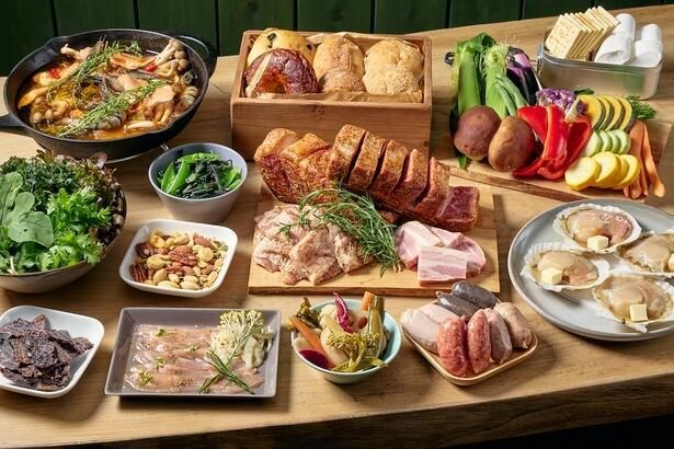 甲州ワインビーフをはじめ、地元の食材をふんだんに使用したミールキット
