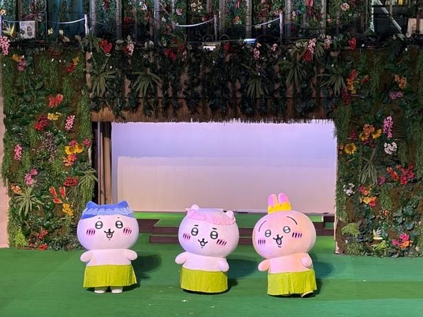 期日限定だが、ハチワレ、ちいかわ、うさぎとの無料撮影会の開催も。先着40名限定で、大好きなキャラクターと一緒に記念写真が撮れる