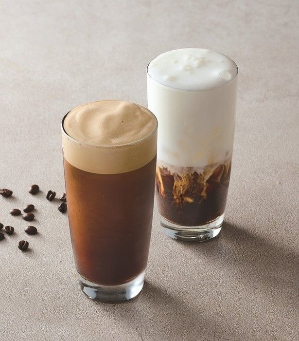「エアロカーノ」と「アイスカプチーノ」