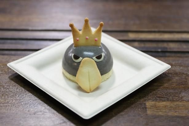 人気のハシビロコウをモチーフにした「ハシビロ王のケーキ」は見た目も味もいちおし