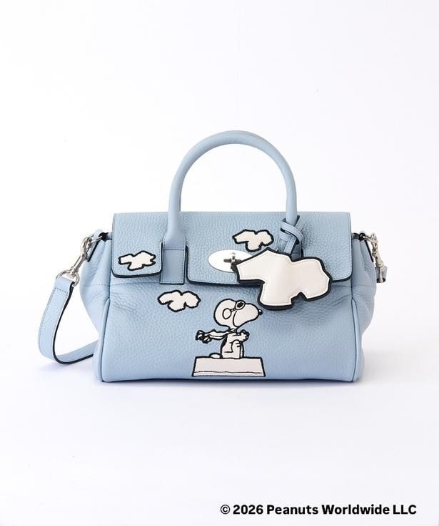 「PEANUTS ベイズウォーター サッチェル(ポプリンブルー)」(27万5000円)
