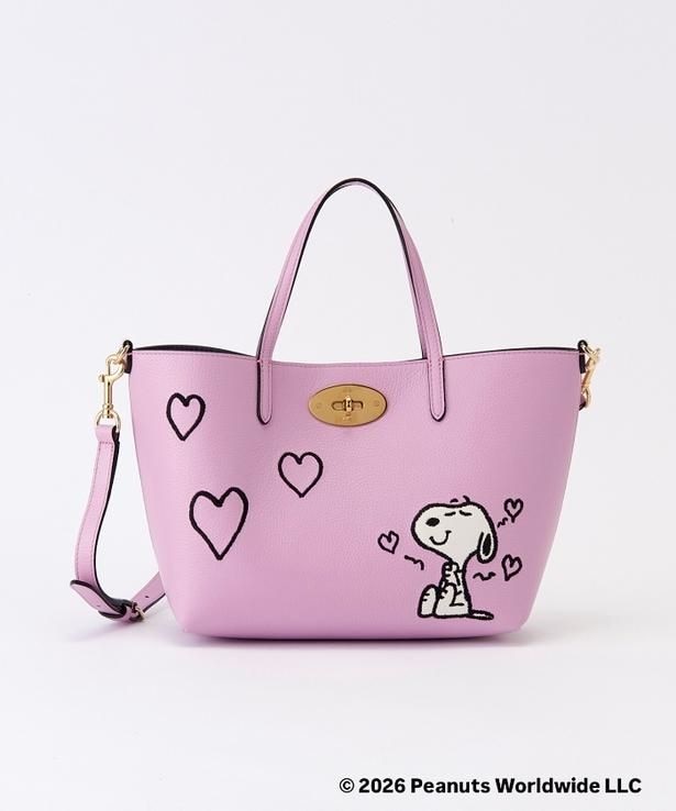 「PEANUTS ミニ ベイズウォーター トート(ライラックブロッサム)」(18万9200円)