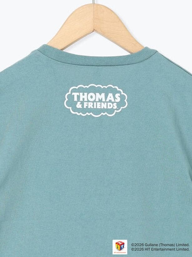 「【きかんしゃトーマス】プリントTシャツ」(2750円)。背面にはロゴをレイアウト