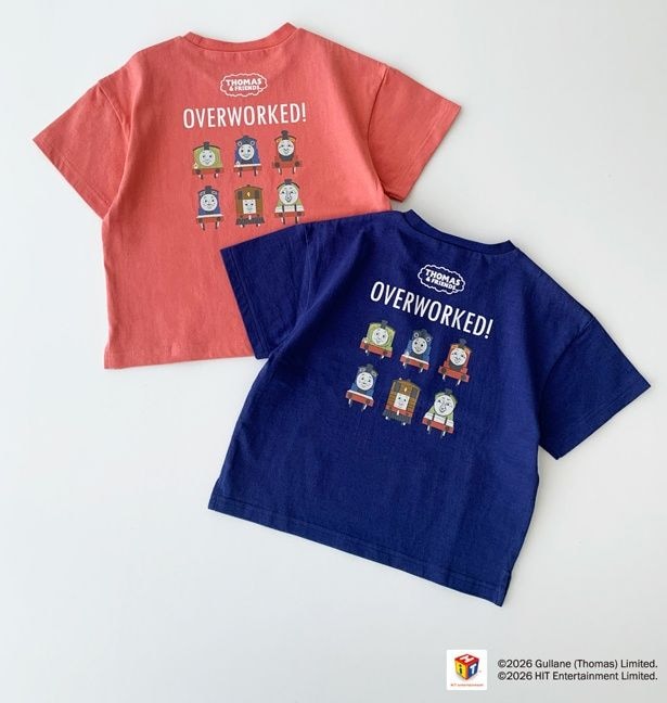 「【きかんしゃトーマス】バックプリントTシャツ」(2750円)