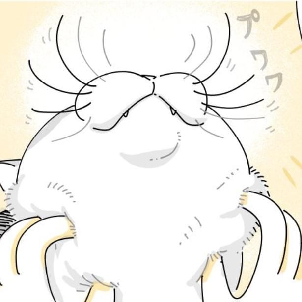 【ネコ漫画】飼い主に撫でられてヒゲ全開で喜ぶ愛猫!?その瞬間がたまらなく好きな飼い主