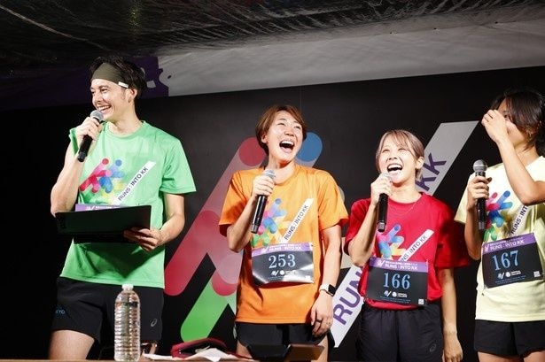 「東京2025世界陸上」前夜祭イベント「RUNS：INTO KK」で実施されたステージプログラムの様子