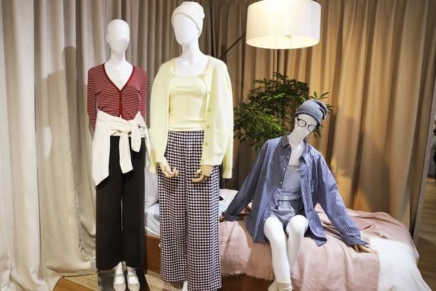 今シーズン大幅にリニューアルされる、ラウンジ&インナーウェアの展示ブース