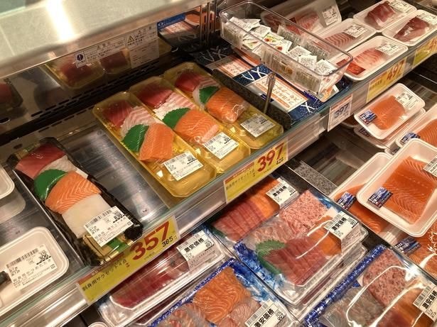 作業効率を踏まえ、刺身はサクの割合を増やして販売。自宅で好みの厚さに切って食べられる