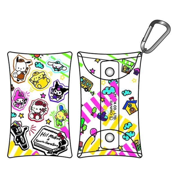 「Hi! Mckee×サンリオキャラクターズ クリアマルチポケース」(1650円)