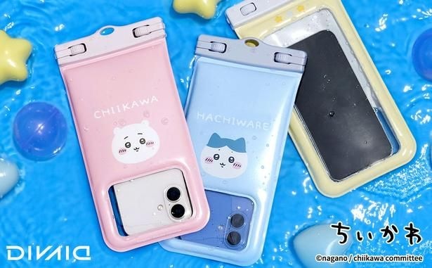 「DIVAID」の人気アイテム「ちいかわ/DIVAID フローティング防水ケース」(2970円)
