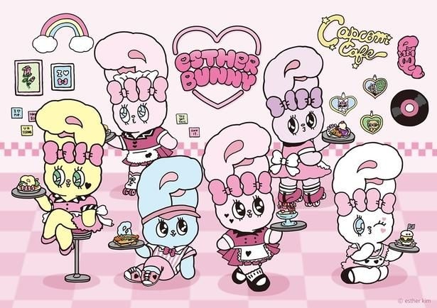 2026年8月28日(金)～10月8日(木)、カプコンカフェ池袋店と梅田店の2店舗で「ESTHER BUNNY(エスターバニー)」とコラボ
