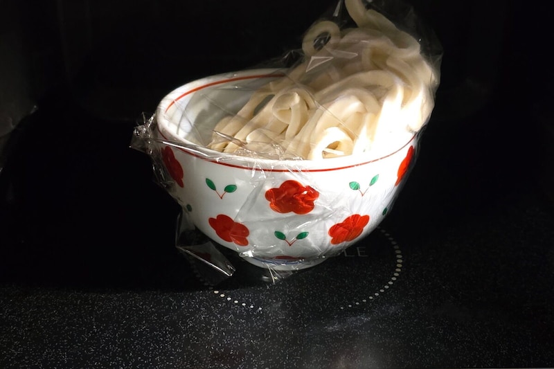 醤油うどん・レンチン