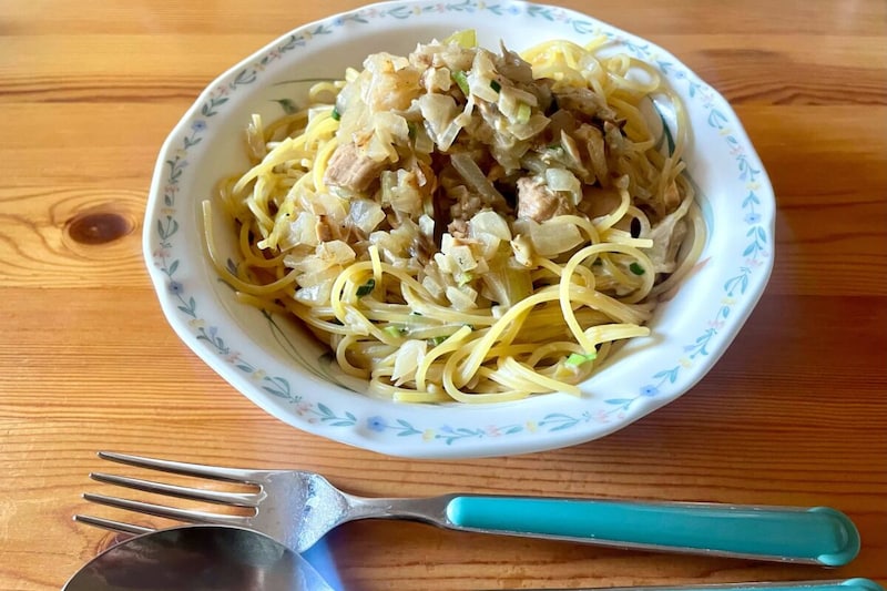 簡単ツナパスタ