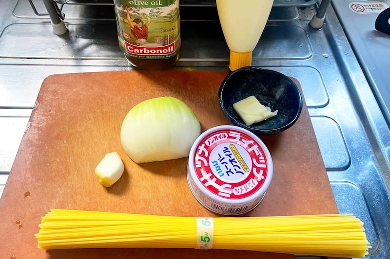 簡単ツナパスタ