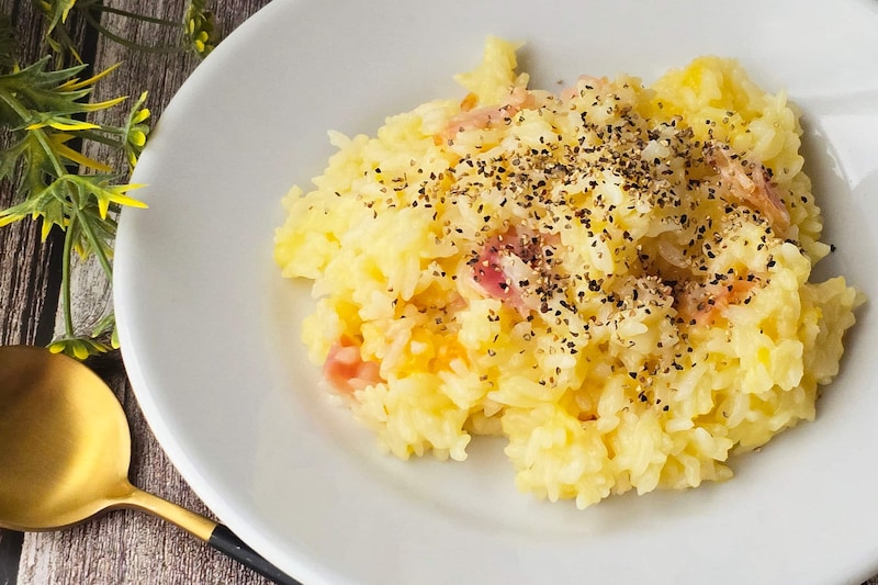 カップスープの素がたった4分で「本格リゾット」に変身 疲れた日に助かる時短レシピ