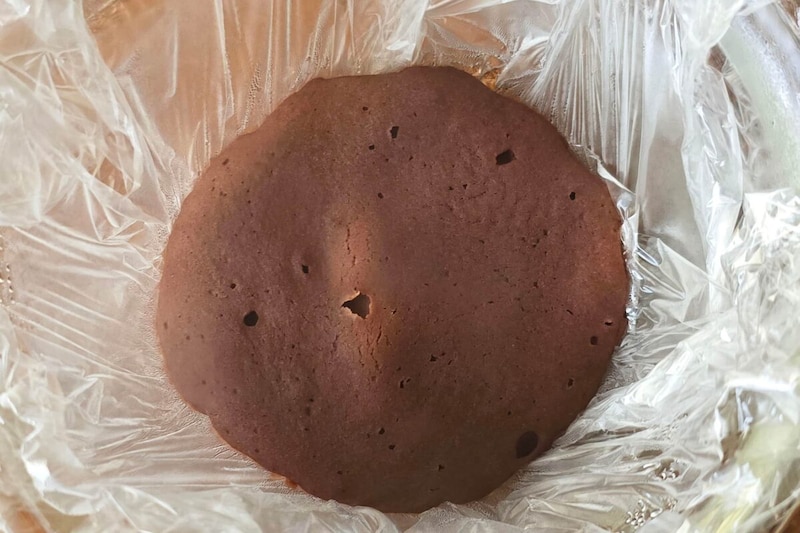 ふわもちチョコまん・レンチン後