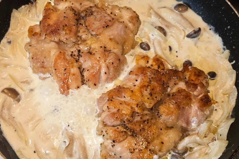 究極のチキンクリーム・戻す