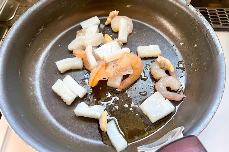 簡単ペスカトーレ