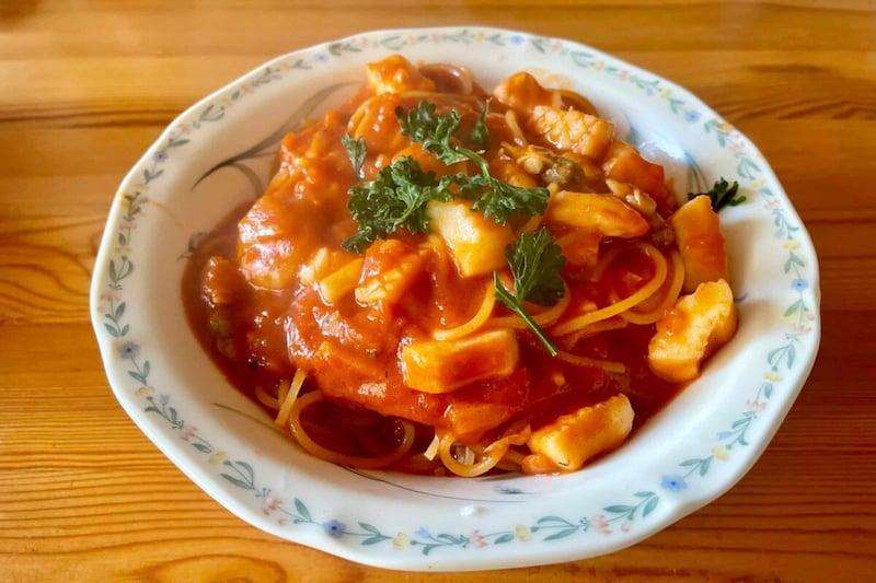 簡単ペスカトーレ