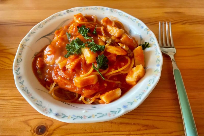 簡単ペスカトーレ