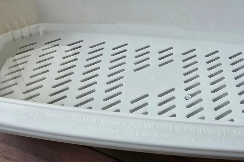 電子レンジでパスタメーカー・水