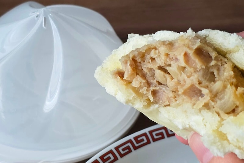 肉まん専用レンジ調理器・実食