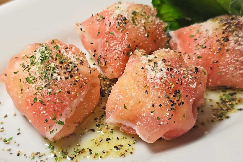 生ハムポテサラ・完成