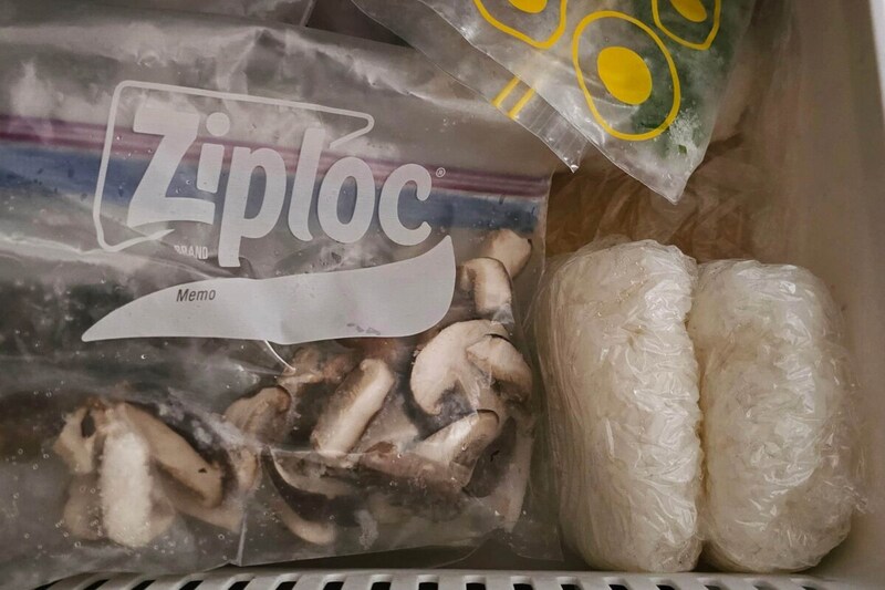 らくらくラップご飯・冷凍庫