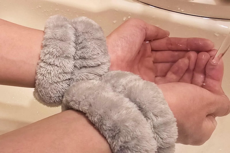 リストバンド・洗顔