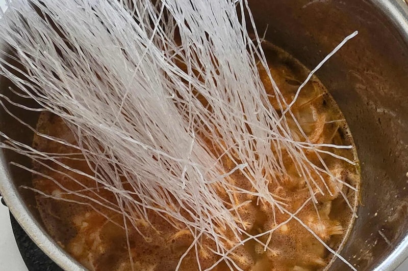 春雨豚キムチスープ・春雨