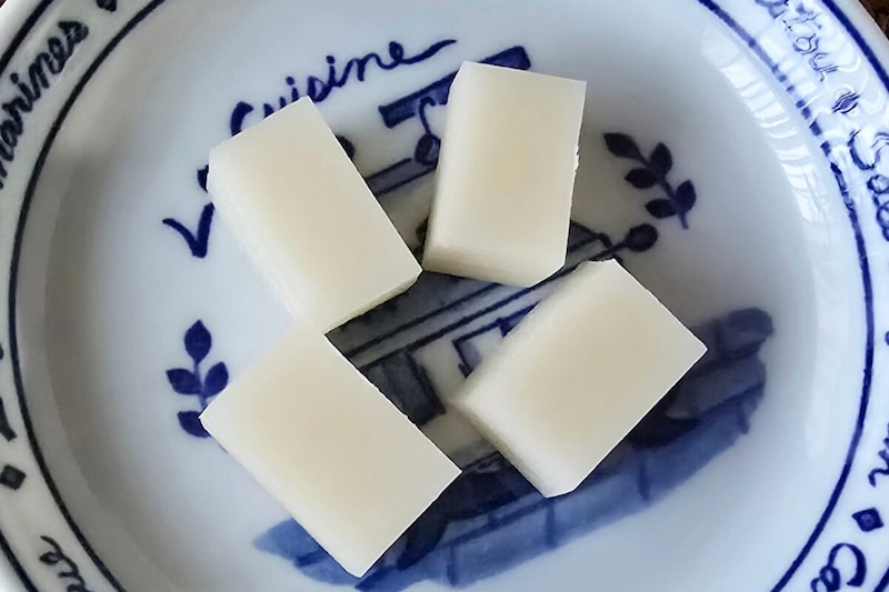 あべかわもち・四等分