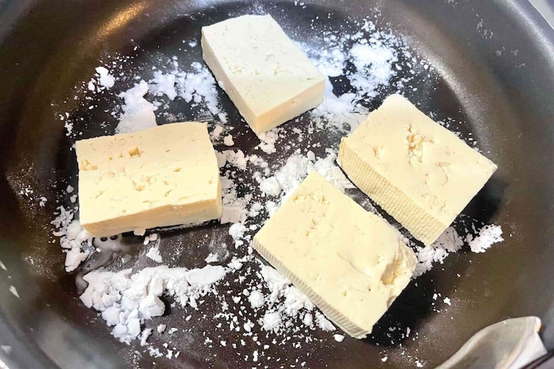 ネギ豆腐のうま煮