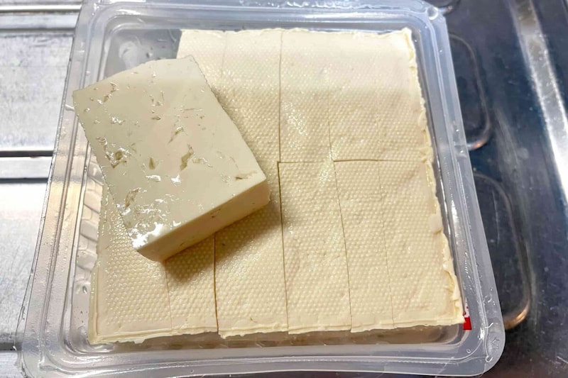 ネギ豆腐のうま煮