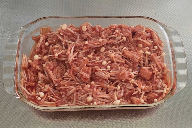 トマチーリゾット・混ぜる