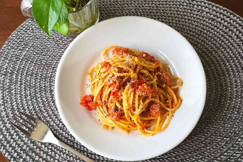 ツナトマトパスタ