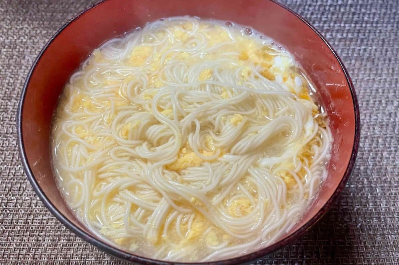 塩たまごにゅうめん