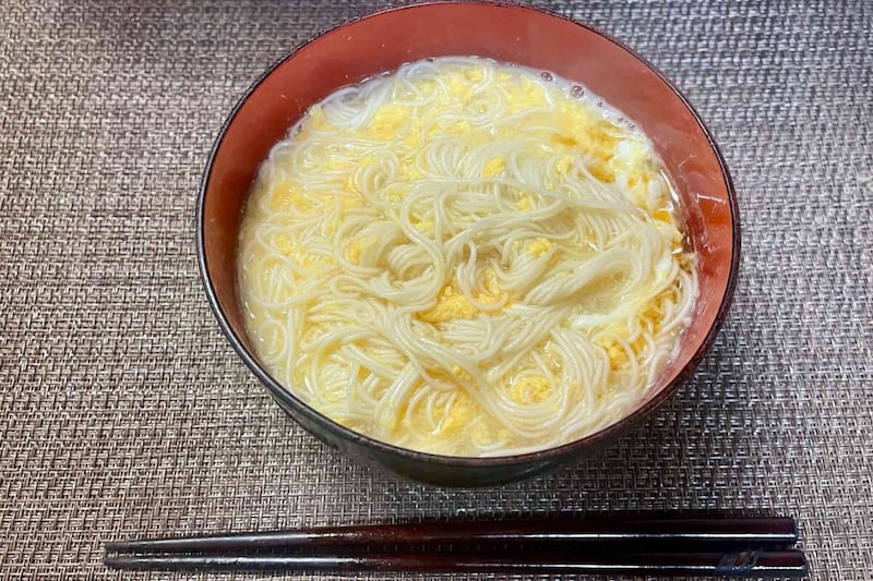 塩たまごにゅうめん