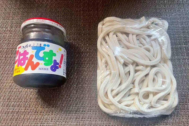 和風磯バター釜玉うどん